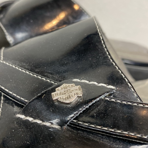Vintage Y2k Harley Davidson black sandals - Picture 3 of 9